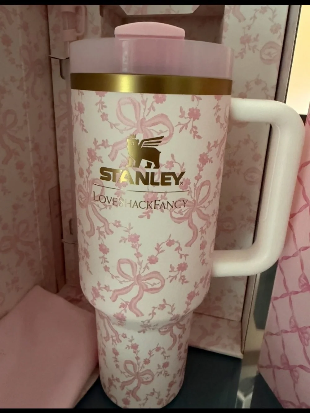 Stanley lot! 9 tumblers, brand new in box. 1 flask, brand new with tag.